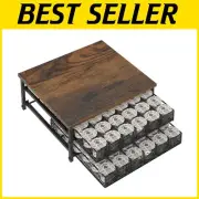 Space-Saving Coffee Pod Holder with Sliding Drawers - 72 Capacity Organizer