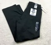 Dockers Signature Khaki Pants Mens 34x32 Gray Straight Fit Stretch Flex Waist