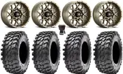ITP Hurricane 15" Wheels Bronze 30" Rampage Tires RZR XP 1000 / PRO XP