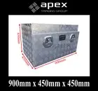 BRAND NEW TOOLBOX CHECKER ALUMINIUM TOOL BOX - TRUCK UNDERTRAY STORAGE - 15006L