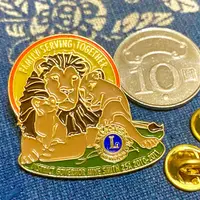 在飛比找蝦皮購物優惠-早期 國際獅子會 獅子家族 紀念徽章 獅子徽章 Lions 