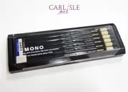 Tombow Mono Graphite Pencil Set of 12 - 6H to 6B