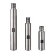 3pcs/set Angle Grinder Extension Shaft M14 Thread Connecting Rotary Rod