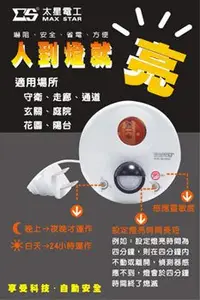 在飛比找Yahoo!奇摩拍賣優惠-【太星電工】人體感應燈座組501P-0C動就亮離開就暗~省電