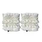 2 Pcs 2-In-1 Bath Loofah Sponge,Exfoliating & Gentle Cleansing Bath Loofah6414