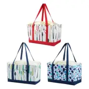 Insulated Reusable Grocery Bag Food Delivery Bag for Trekking Travel BBQ