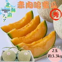 在飛比找樂天市場購物網優惠-【緁迪水果JDFruit】日本空運 日本直運北海道紅肉哈蜜瓜