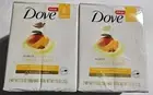 2 Pack Dove 3.75 Oz. Each Mango Butter Purely Pampering Beauty Bars Lot Of 2
