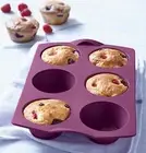 Tupperware Silicone Muffin / Biscuit Maker / Cupcake Form ~ Purple ~ Brand New