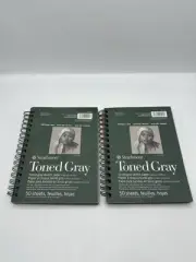 Lot Of 2 Strathmore 400 Series Sketch Pad, Toned Tan, 5.5x8.5 inch, 50 Sheets