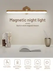 Magnetic LED Desk Lamp Touch Sensor Dimmable Reading Lamp USB Rechargeable Light