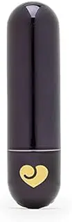 Lovehoney Glow Up Bullet Vibrator - 3 Inch Easy to Use - 10 Function Bullet Mini Vibrator for Women - Rechargeable & Waterproof - Black