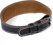 ERINGOGO 1Pc Adjustable Leather Waist Support Belt Fitness Lumbar Brace Strap for Weightlifting Squats and Hard Pulls Durable and Comfortable Back Support for Gym Training