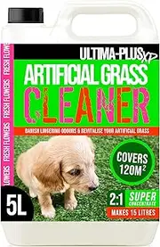 ULTIMA-PLUS XP Artificial Grass Cleaner - Perfect for Pet Owners to Deodorise and Clean Astroturf - Fresh Flowers Fragrance (5 litres)