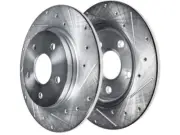 Detroit Axle 38HP65W Rear Brake Rotor Set Fits 2011-2012 Mitsubishi RVR Brakes (for: Mitsubishi)