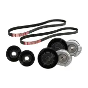 Gates Belt & Tensioner & Pulley Kit for BMW 328I E46 2.8L M52B286S2 1997-2000
