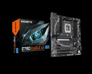 Gigabyte Z790 EAGLE AX Intel LGA 1700 ATX Motherboard, 4x DDR5 ~192GB, 3x PCI-E x16, 3x M.2, 4x SATA, 5x USB 3.2, 1x USB-C, 2x USB 2.0 Z790 EAGLE AX