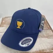 Presidents Cup Blue Golf Hat Cap Quail Hollow 2022 PGA NEW! Size Small/Medium