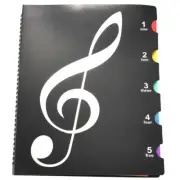 Music Folder Holder Writable Musicians Treble Clef Sheets Piano Choi Y5V4