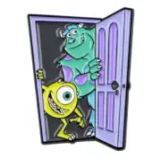 Monsters Inc enamel pin - Sully & Mike at Boo's Door - Free AU Post - AU Stock