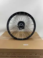 Aprilia Tuareg 660 22-24 OEM Spoked Front Wheel Rim BLACK 2B008058 NEW!