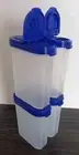 BRAND NEW Tupperware Modular Mate Spice Containers Large set of 4 Blue Seals