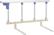 Foldable Bed Rail Adults Assist Safety Side Guard for Elderly, Hospital Metal Grip Bumper Bar Bed Railing 95 * 35Cm