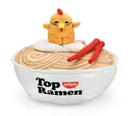Nissin Top Ramen x Gudetama Interactive Bowl 12" Plush Toy New Sealed