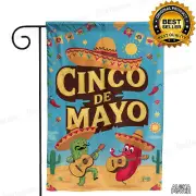 Cinco de Mayo Mexican Fiesta Animated Cactus and Chili Pepper Decorations