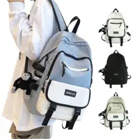 在飛比找momo購物網優惠-【MoodRiver】中性 後背包 雙肩包 背包 筆電背包 
