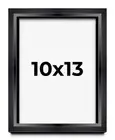 10x13 Shadow Box Frame Black | 1.25 inches Deep Real Wood Contemporary Shadowbox