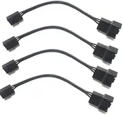Coolerguys 4Pin PWM to 3Pin Standard Fan Adapter Cable (4 Pack)