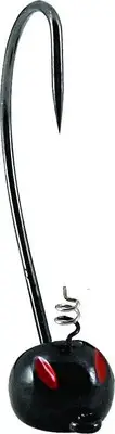 Yum Fishing Lure YPEJ1431 Pumpkin Head Jig 1/4 oz Black3 Per Pack