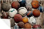 Throw Blankets for Women,Couch Blankets & Throws,Basketball Football Baseball,59x39.3 in