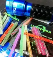 LUMINARIA EXTRA GLOW Silicon Soft Beads Attractors Surfcasting Fishing 3pcs 8cm