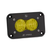 Baja Designs S2 Pro LED Light Wide Cornering Amber Flush Mount