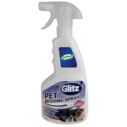 Glitz 750ml PET BEDDING Spray Antibacterial kills 99.9% odour bacteria