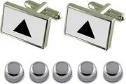 [Select Gifts] Shirt Dress Studs Magnitogorsk City Russia Flag Cufflinks