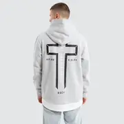 [Kiss Chacey] Trace Layered Hoodie Grey Marle