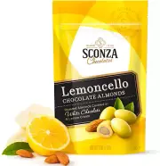 Lemoncello Chocolate Covered Almonds Brought to You by , Produced by Sconza - Ro