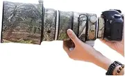 CHASING BIRDS Camouflage Waterproof Lens Coat for Canon EF 300mm F2.8 L is II USM Rainproof Lens Protective Cover (Green Leaf Camouflage, with Extender EF 1.4X III)