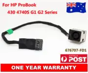 DC IN Power Jack Socket w/ Cable Cord 676707-FD1 For HP Probook 450 455 G1 G2 AU
