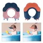 Ear Protection Shampoo Shield Baby Bath Cap Silicone Bath Visor Baby Shower Cap