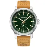 TIMBERLAND 天柏嵐 DISCOLL系列 戶外雅痞石英錶-綠X卡其/46MM TDWGF2231002