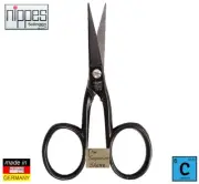 Nippes Solingen 276 1/2 4″ Embroidery Scissor Oxidized Carbon Steel Germany