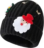 [Generic] Mens Trapper Winter Hat Woolen Hat for Women Versatile Big Head Circumference Showing Face Small Knitted Hat Ear and Warmth Hats for Infants