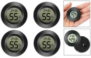 Mini LCD Display Round Digital Thermometer, Hygrometer