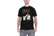 Michael Jackson T Shirt Thriller White Suit Logo new Official Mens Black