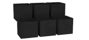 Foldable Cube Baskets Shelf Organizers Storage Box Office Nursery Fabric 13 x 13