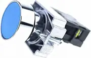 RAYESS 5pcs/Lot XB2-BA61 Blue Self-Reset Momentary Flush Pushbutton 1 N/O Flat Push Button Switch Replace